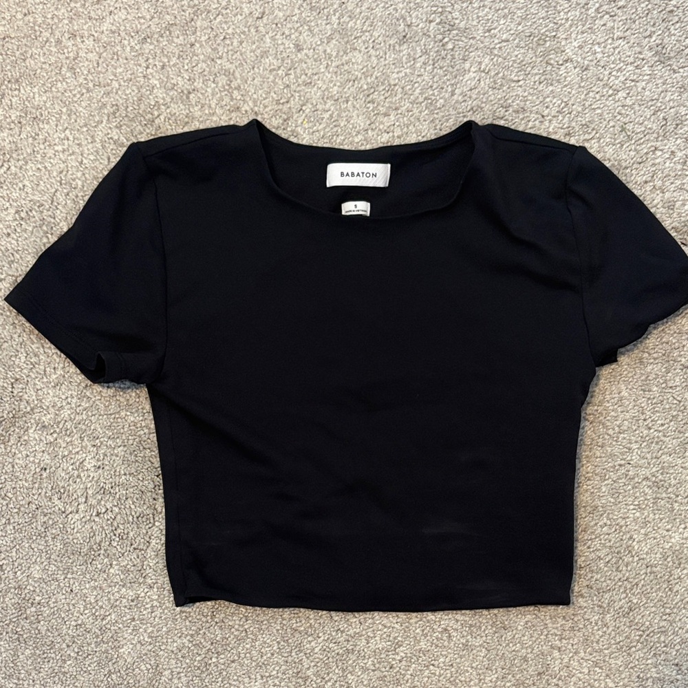 Babaton Classic Black Crop Top